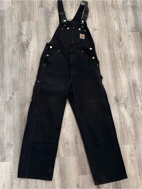 Carhartt Black Workwear Duck Overalls